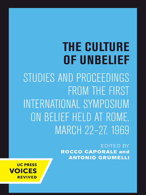 cover image of The Culture of Unbelief